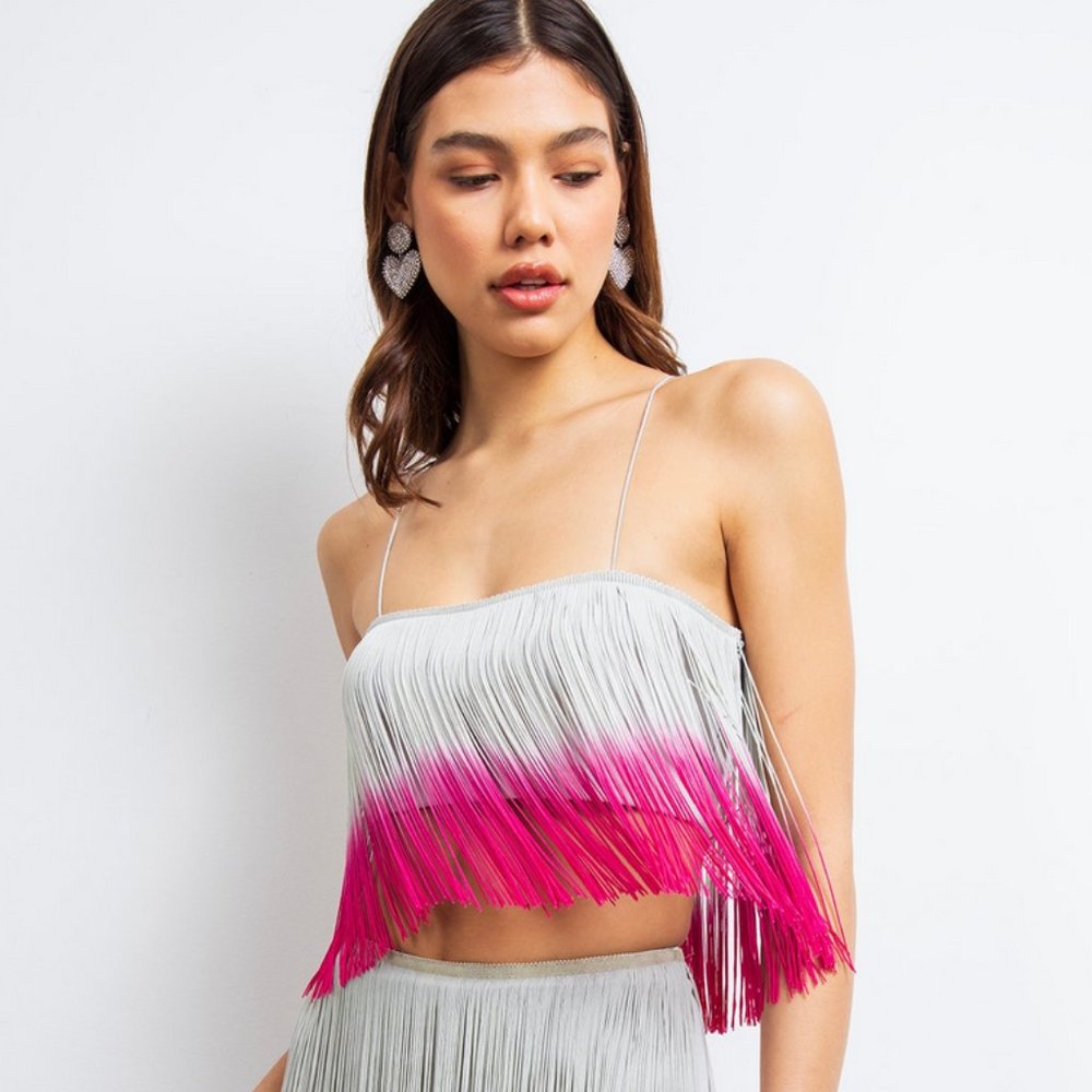 Lisa Maree Sleeping Beauty Top in Pink Ombre